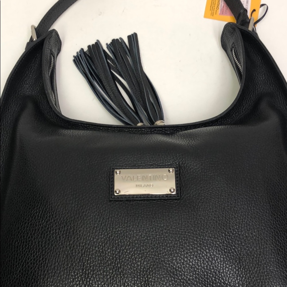Valentino Bags By Mario Valentino Black Hobo New - Picture 5 of 8